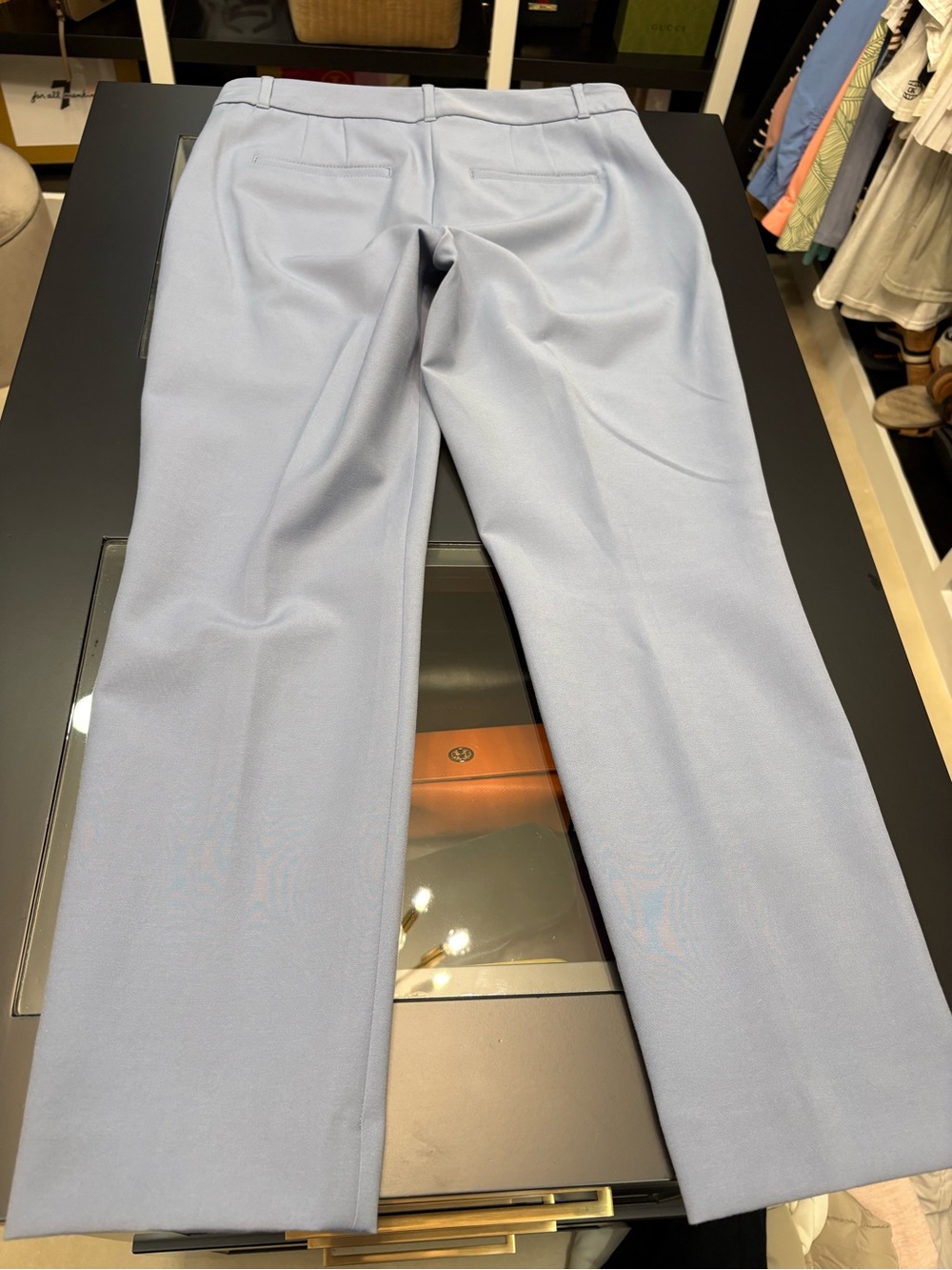 White House Black Market Light Blue Slim Ankle Pants - Picture 5 of 10